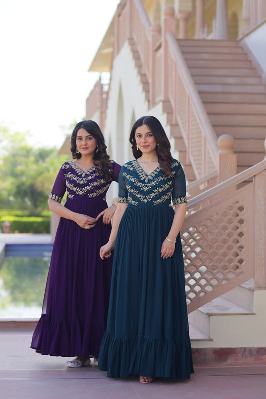 READYMADE DESIGNER GOWN - Vastra Gehna