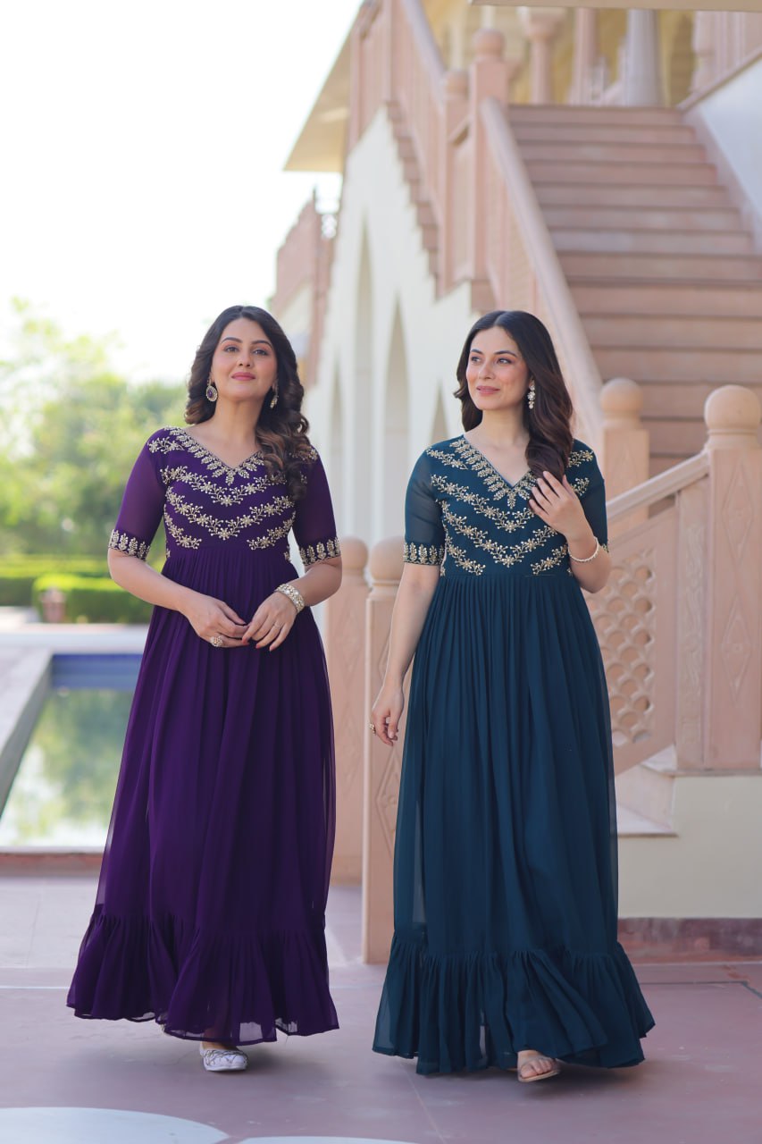 READYMADE DESIGNER GOWN - Vastra Gehna