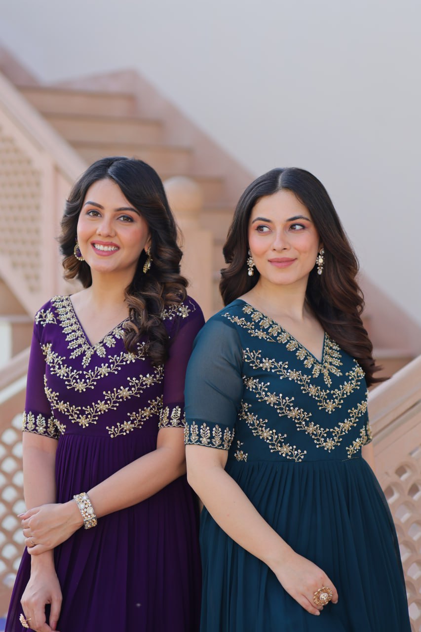 READYMADE DESIGNER GOWN - Vastra Gehna