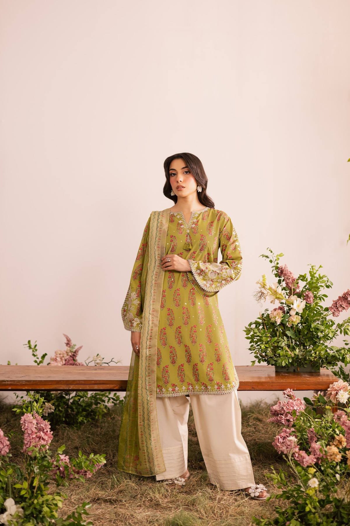 FANCY DUPPATA AND EMBROIDERY WORK - Vastra Gehna