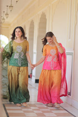 shine Rich Beads Embroidered - Vastra Gehna