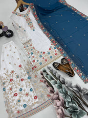 PARTY WEAR 3 PIS SUIT COLLECTION - Vastra Gehna