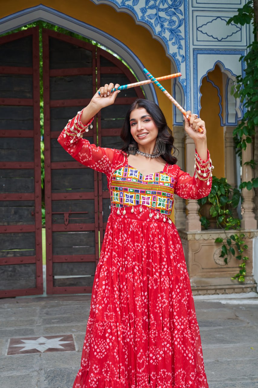 NAVRATRI DANDIYA DESIGNER VASTRA - Vastra Gehna