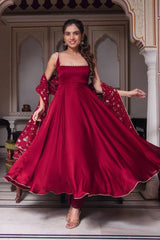 Heavy Faux Georgette Designer Look Gown - Vastra Gehna