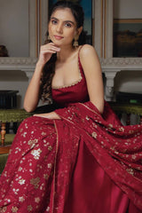 Heavy Faux Georgette Designer Look Gown - Vastra Gehna