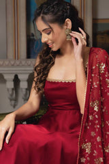 Heavy Faux Georgette Designer Look Gown - Vastra Gehna