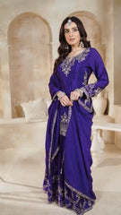 PLAZZO. WITH FANCY DUPPATA WITH EMBROIDERY WORK*✅ - Vastra Gehna