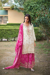 DESIGNER PARTY WEAR SPACIAL SHARARA SET - Vastra Gehna