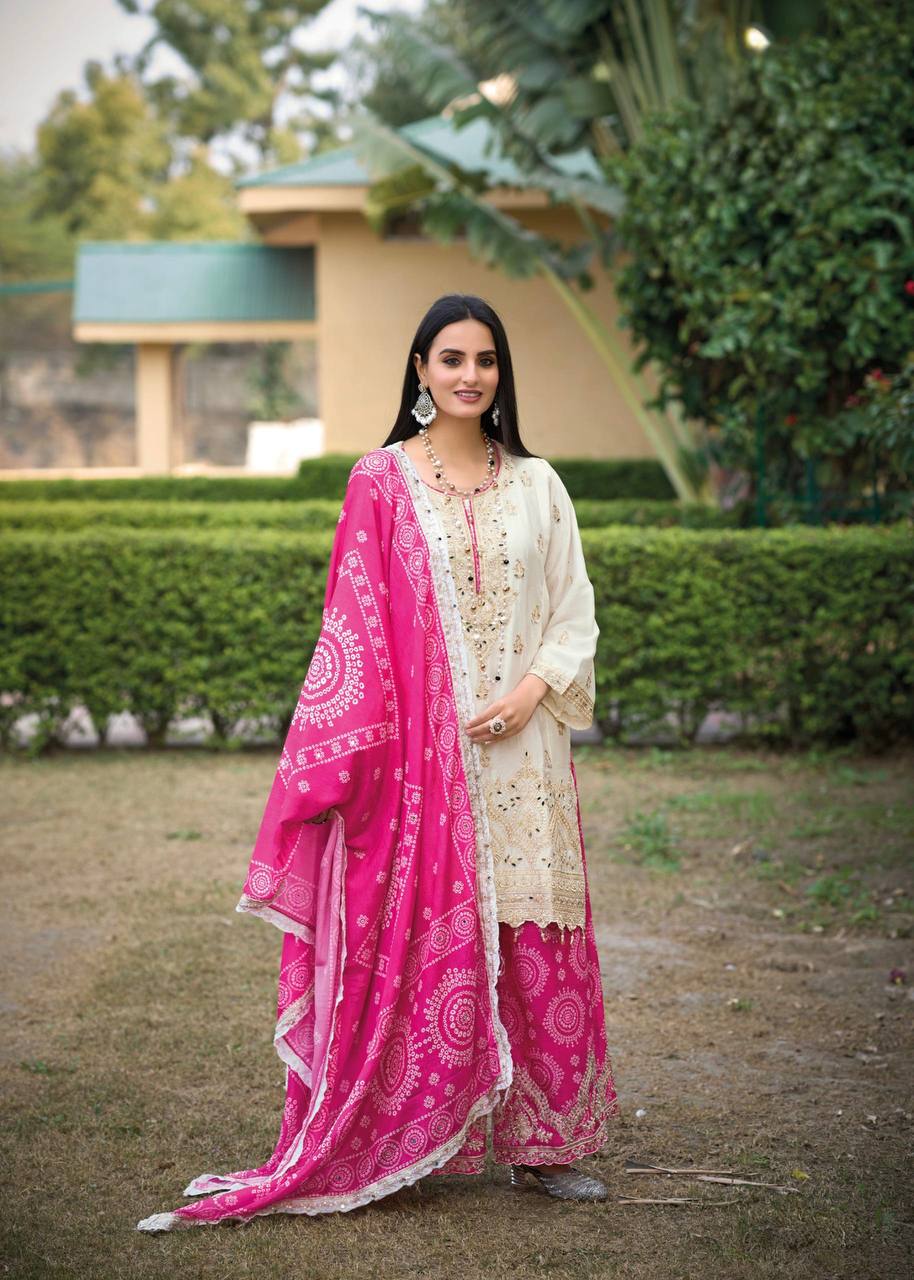 PARTY WEAR SPACIAL SHARARA SET - Vastra Gehna