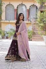DESIGNER READYMADE KURTI-PLAZOO-DUPATTA COLLECTIONS - Vastra Gehna