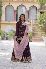 DESIGNER READYMADE KURTI-PLAZOO-DUPATTA COLLECTIONS - Vastra Gehna