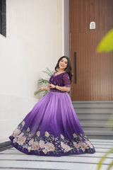 Blooming With Beads Embroidered DESIGNER GOWN - Vastra Gehna
