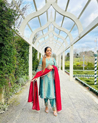 EW DESIGNER WEAR HEAVY CHINE SEQUENCE WITH - Vastra Gehna