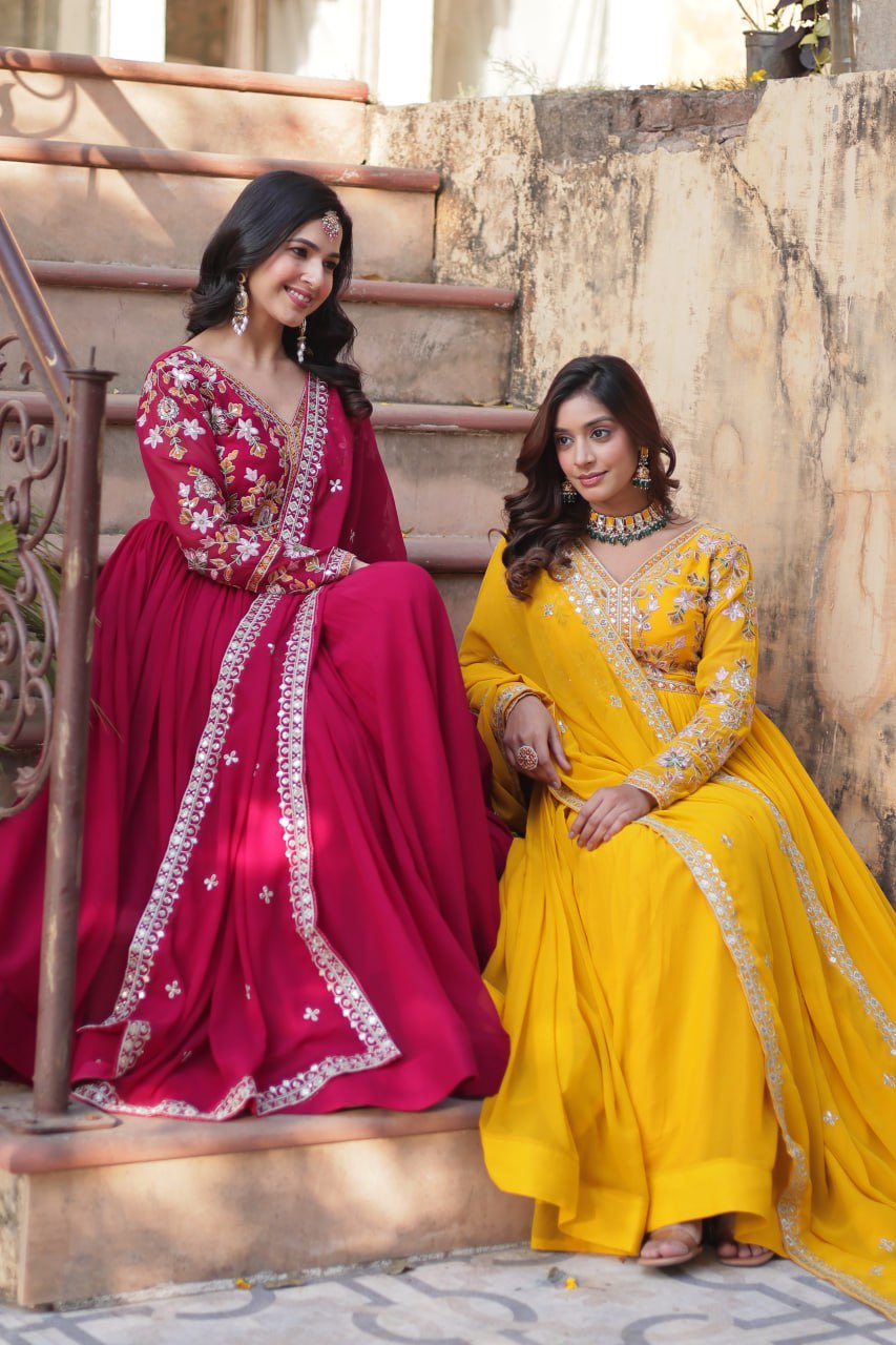 PREMIUM DESIGNER READYMADE GOWN COLLECTIONS - Vastra Gehna
