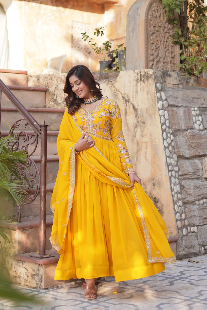 PREMIUM DESIGNER READYMADE GOWN COLLECTIONS - Vastra Gehna
