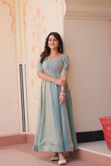 Fendy With Beads Embroidered Work - Vastra Gehna