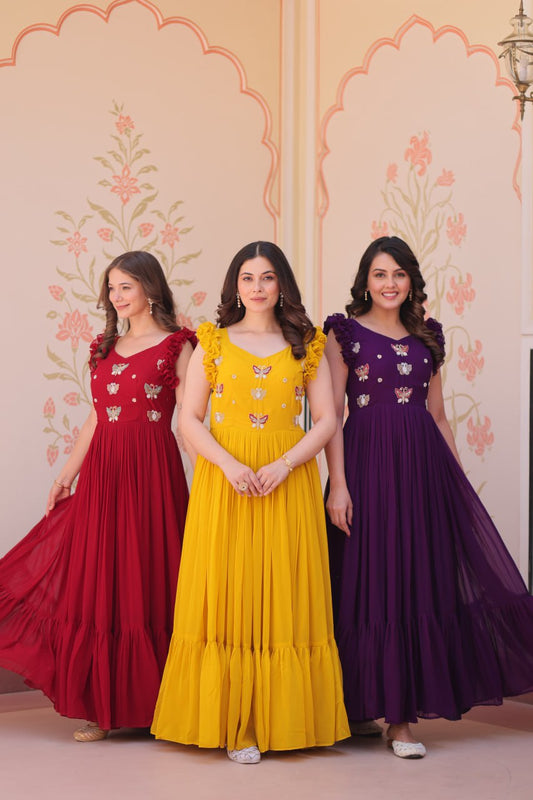 Faux Blooming DESIGNER GOWN - Vastra Gehna