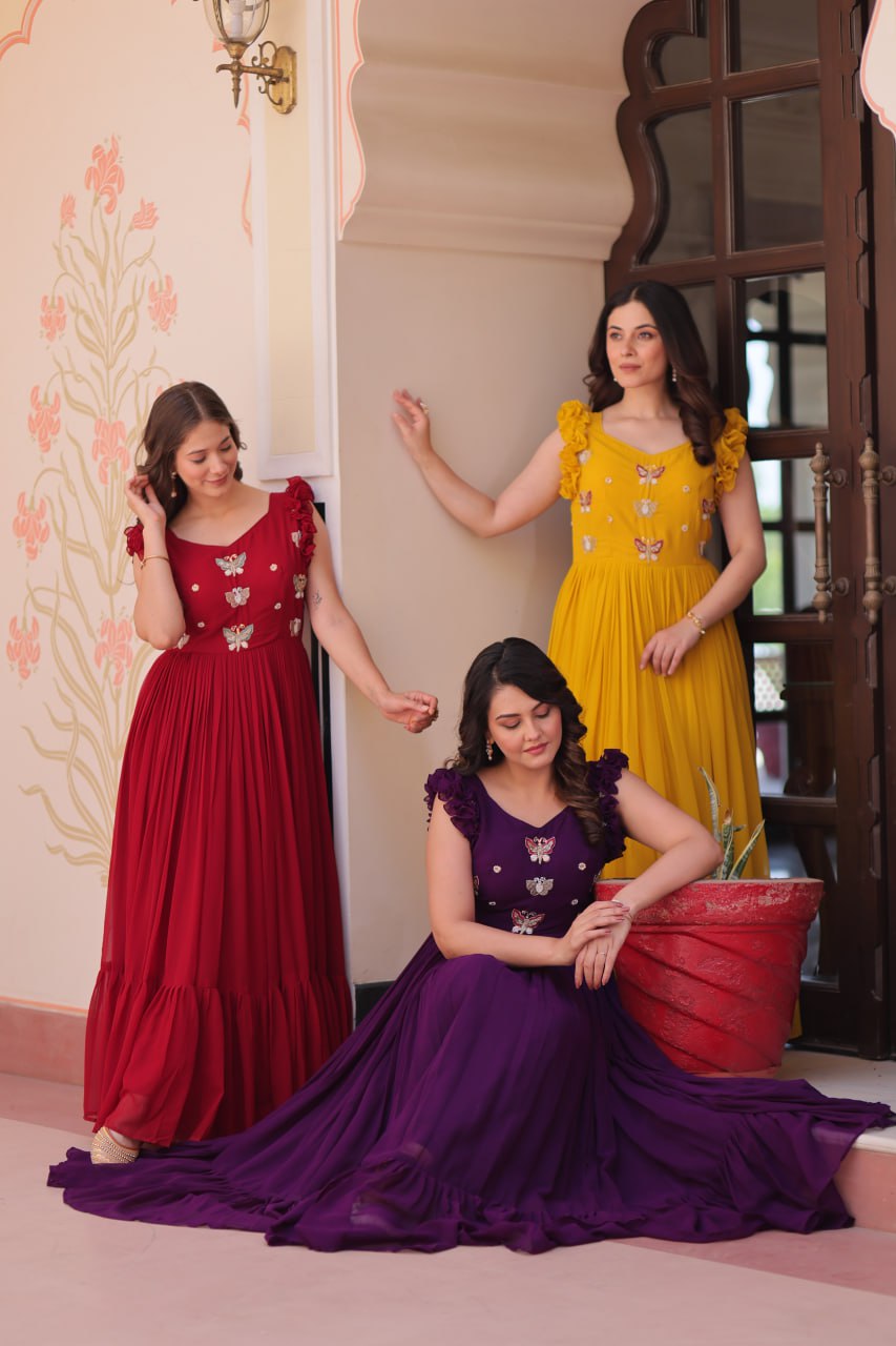 Faux Blooming DESIGNER GOWN - Vastra Gehna