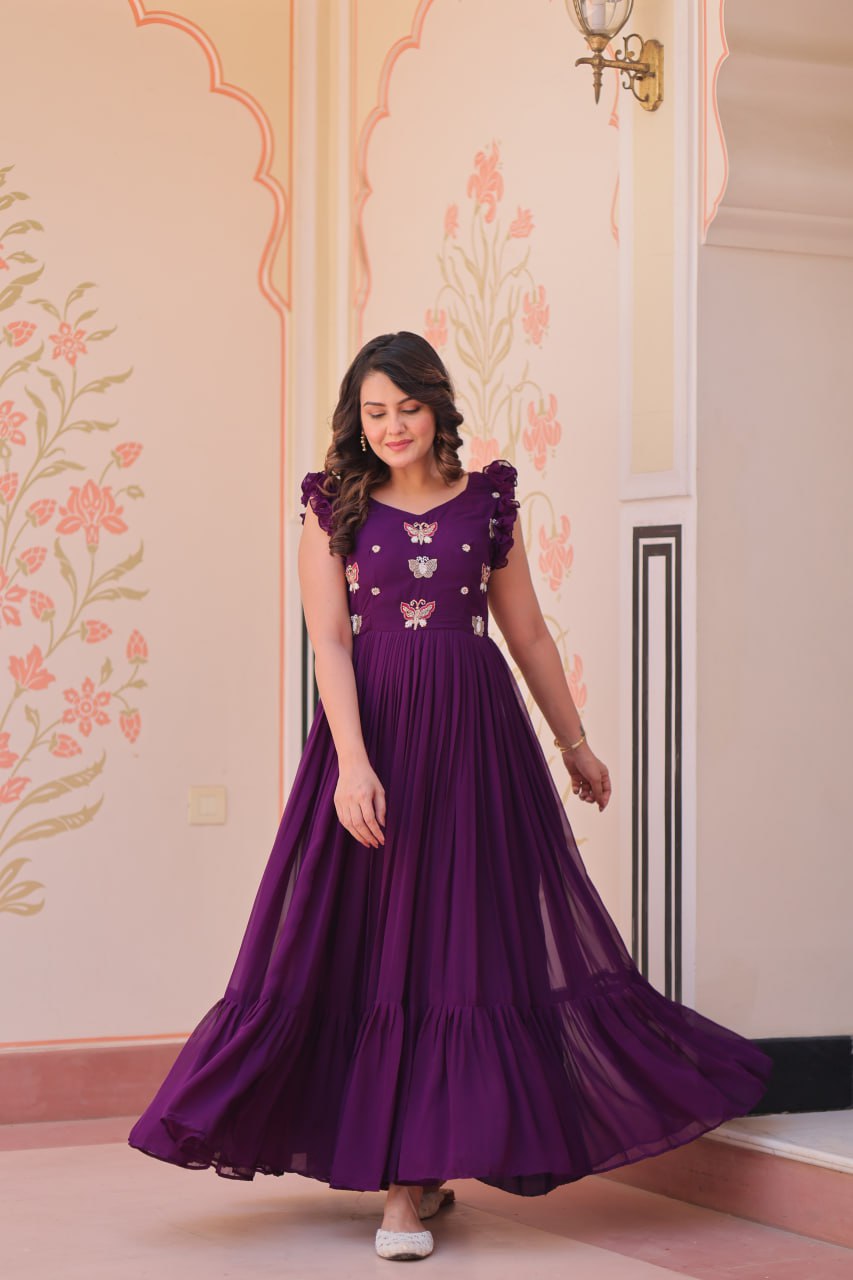 Faux Blooming DESIGNER GOWN - Vastra Gehna