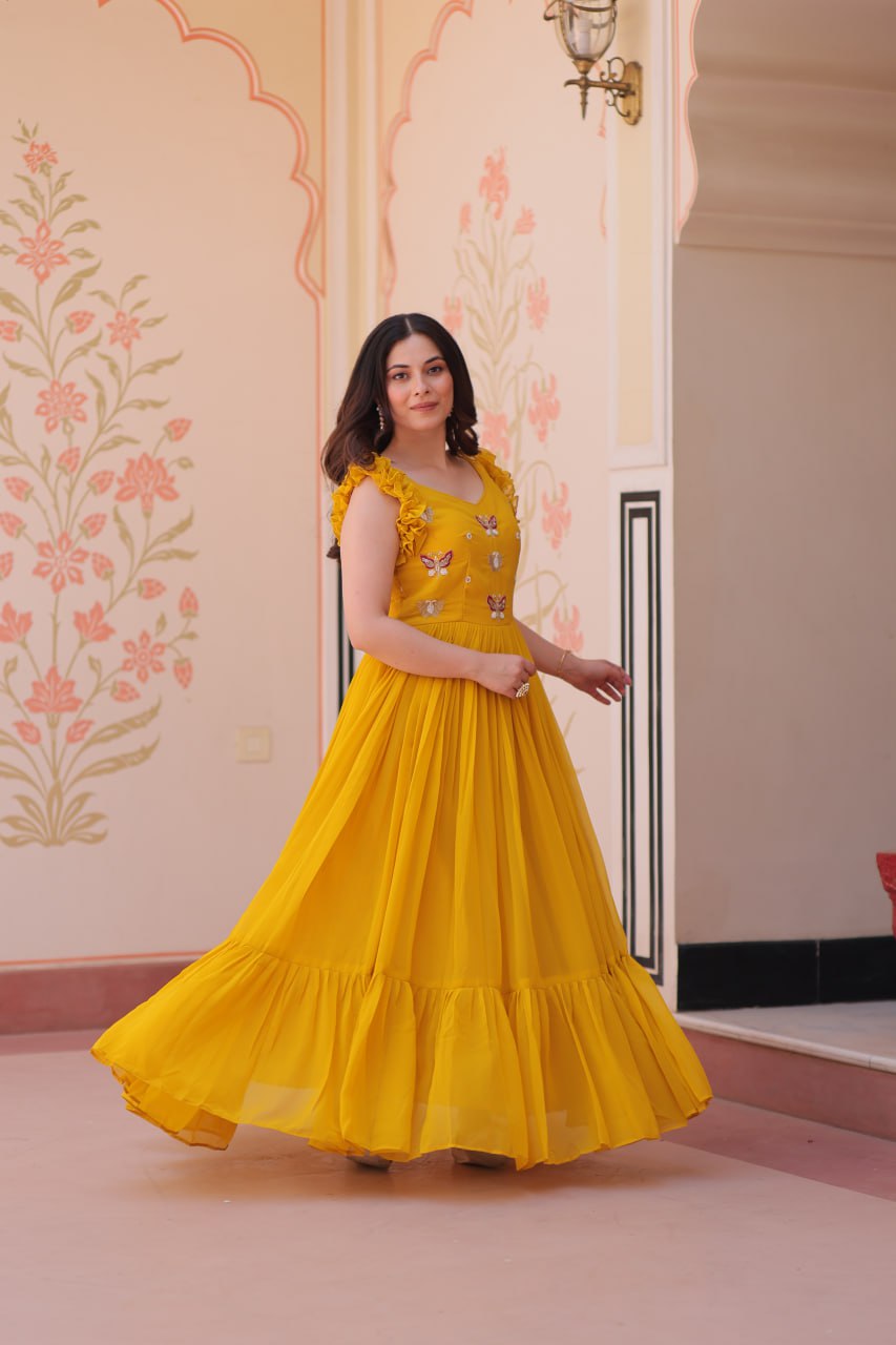 Faux Blooming DESIGNER GOWN - Vastra Gehna