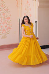 Faux Blooming DESIGNER GOWN - Vastra Gehna