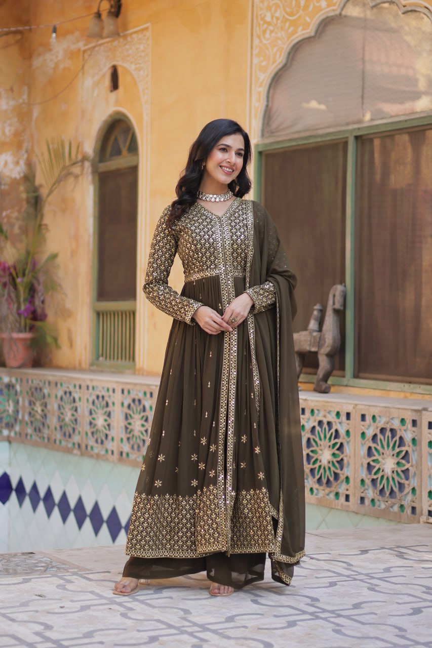 READYMADE KURTI WITH PANT & DUPATTA - Vastra Gehna