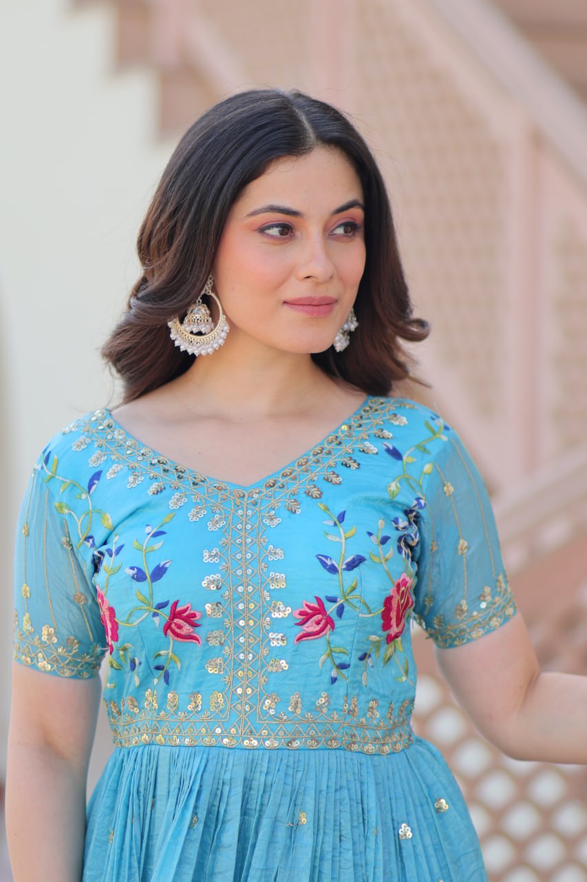 Gold Crush DESIGNER GOWN - Vastra Gehna