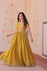 Gold Crush DESIGNER GOWN - Vastra Gehna