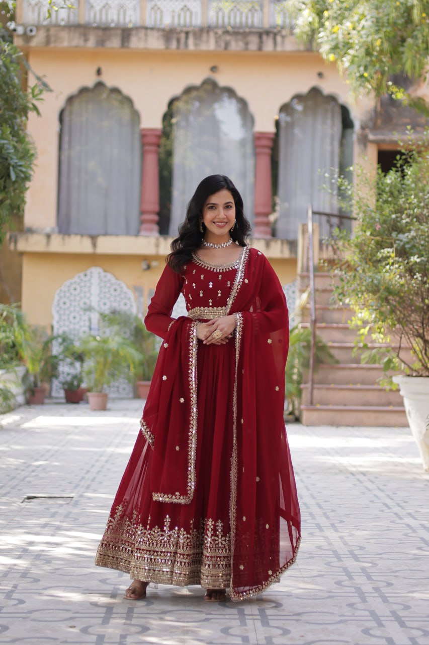 PREMIUM DESIGNER READYMADE GOWN COLLECTIONS. - Vastra Gehna