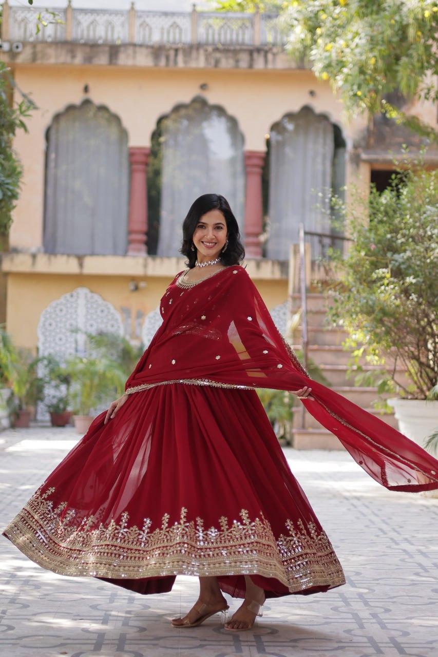 PREMIUM DESIGNER READYMADE GOWN COLLECTIONS. - Vastra Gehna