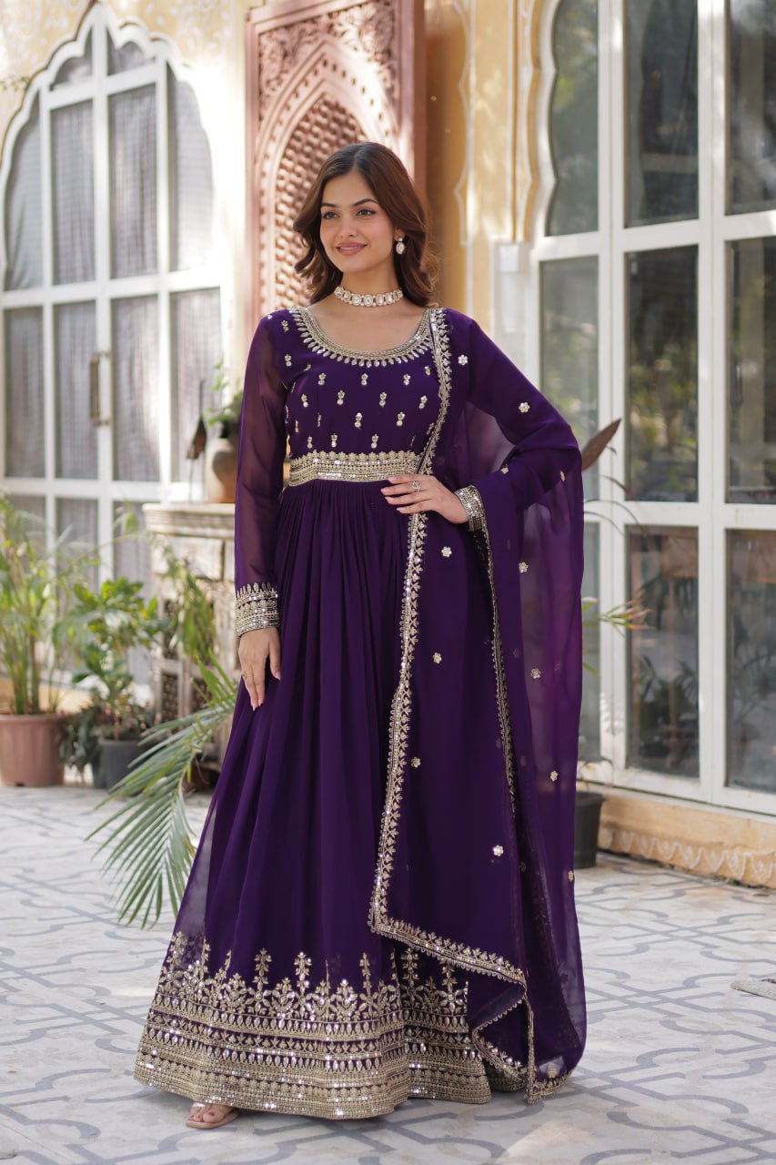 PREMIUM DESIGNER READYMADE GOWN COLLECTIONS. - Vastra Gehna