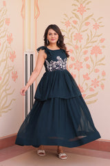 PEPLUM STYLE GOWN - Vastra Gehna