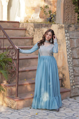 PREMIUM DESIGNER READYMADE GOWN COLLECTIONS. - Vastra Gehna