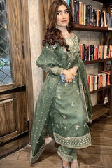 organza silk KURTI-PLAZZO SET - Vastra Gehna