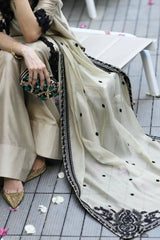 Star Georgette With Embroidery Sequence Work - Vastra Gehna