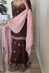 Heavy Faux Georgette WITH FULL SLEEVES - Vastra Gehna