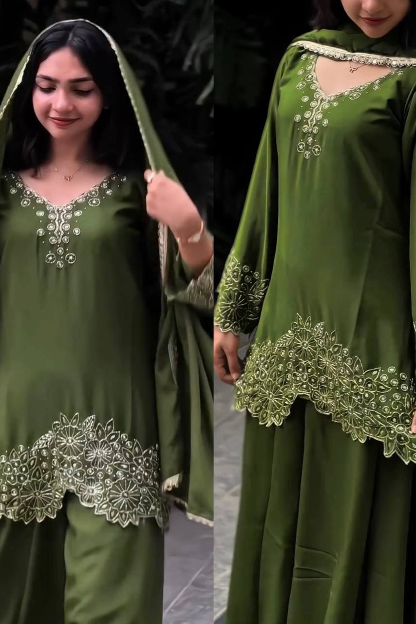 Heavy Faux Georgette - Vastra Gehna