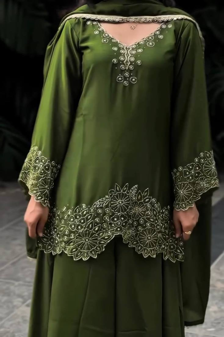 Heavy Faux Georgette - Vastra Gehna