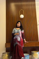 KURTI & SHARARA (Ruffled) SET - Vastra Gehna