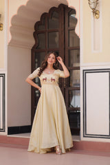 Beads Embroidered DESIGNER GOWN - Vastra Gehna