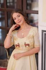 Beads Embroidered DESIGNER GOWN - Vastra Gehna