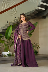 Fendy with Rich Beads Embroidered work - Vastra Gehna
