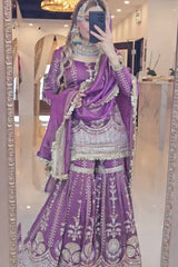 NEW ĐĚSIGNER PARTY WEAR TOP AND PLAZZO. - Vastra Gehna