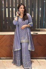 DESIGNER 3 PIS SUIT PARTY WEAR - Vastra Gehna