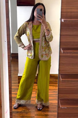 Super Trending Party Wear Shrug with Palazzo - Vastra Gehna