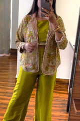 Super Trending Party Wear Shrug with Palazzo - Vastra Gehna