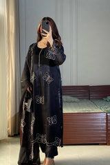 HAVY ZIMYCHU WITH HOT FIX DIAMOND WORK - Vastra Gehna