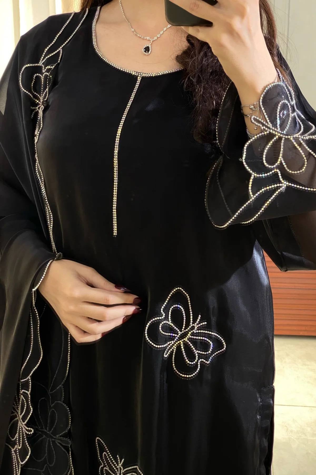 HAVY ZIMYCHU WITH HOT FIX DIAMOND WORK - Vastra Gehna