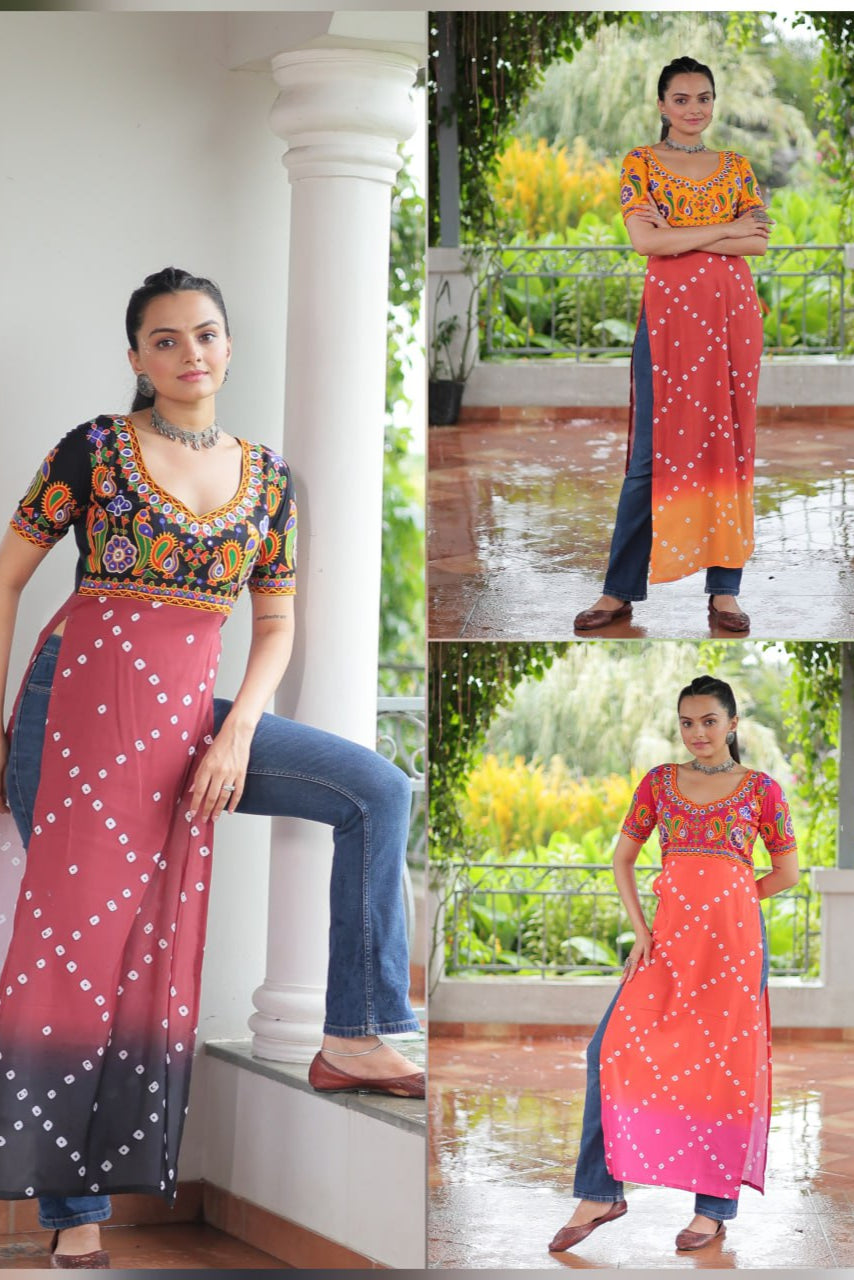 DANDIYA DESIGNER KURTA - Vastra Gehna