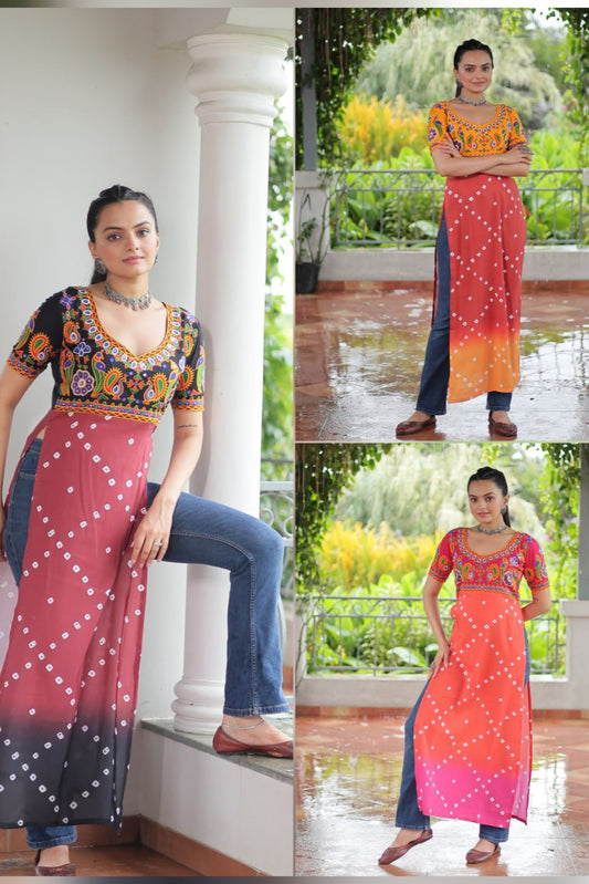 DANDIYA DESIGNER KURTA - Vastra Gehna